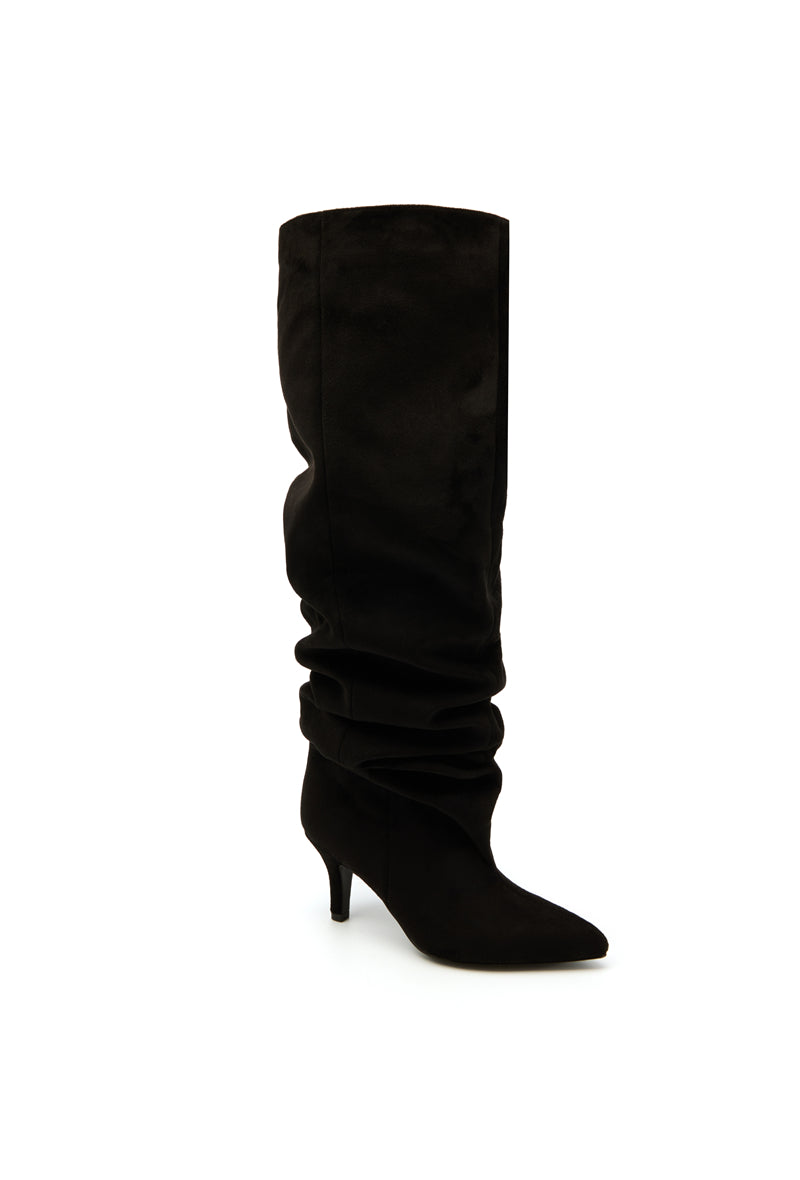 Bottes slouchy NORA Noir