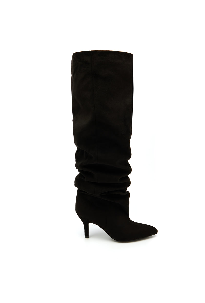 Bottes slouchy NORA Noir