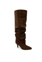 Bottes slouchy NORA Marron