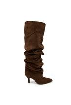 Bottes slouchy NORA Marron