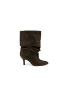 Bottines slouchy LUCY - Marron