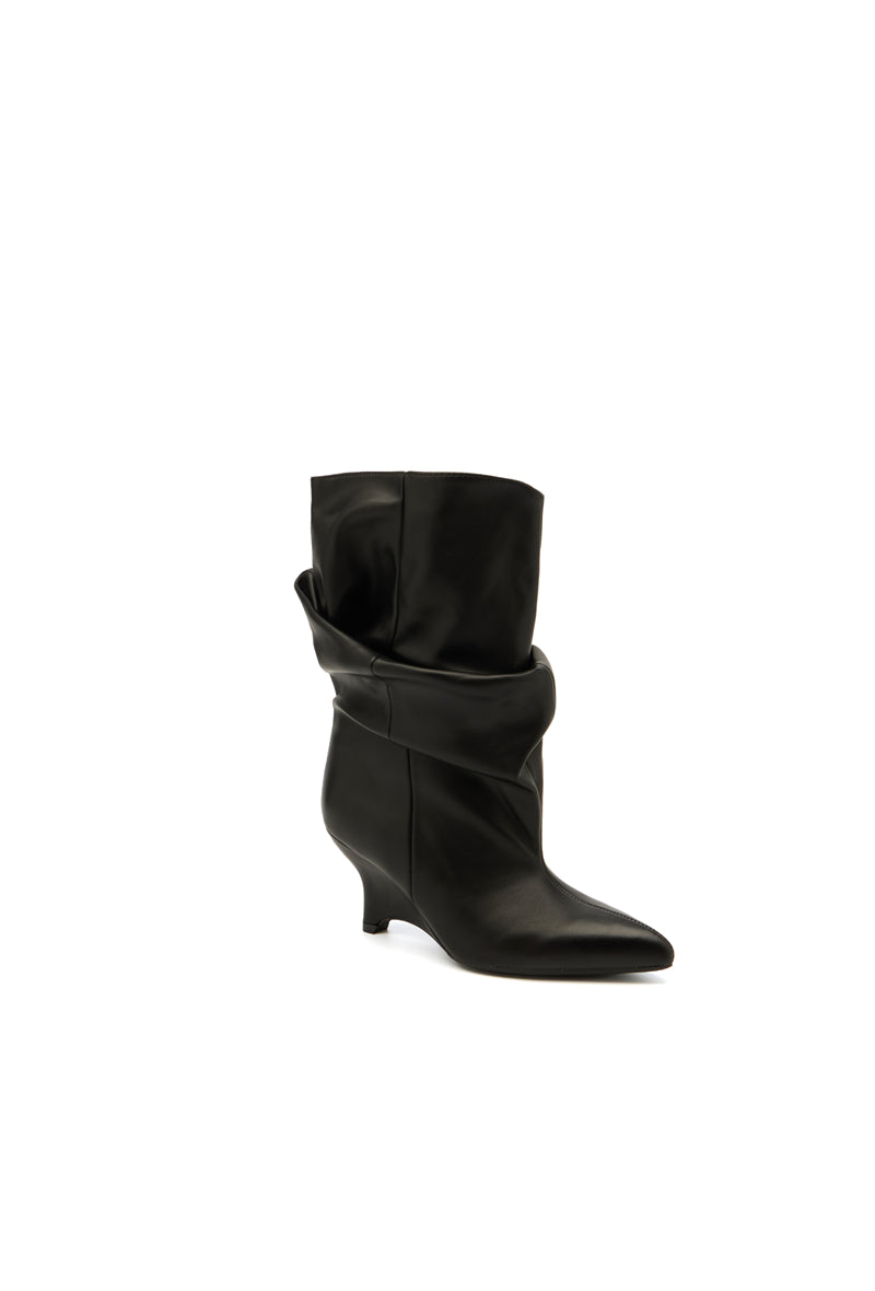 Bottines slouchy ELYA - Noir