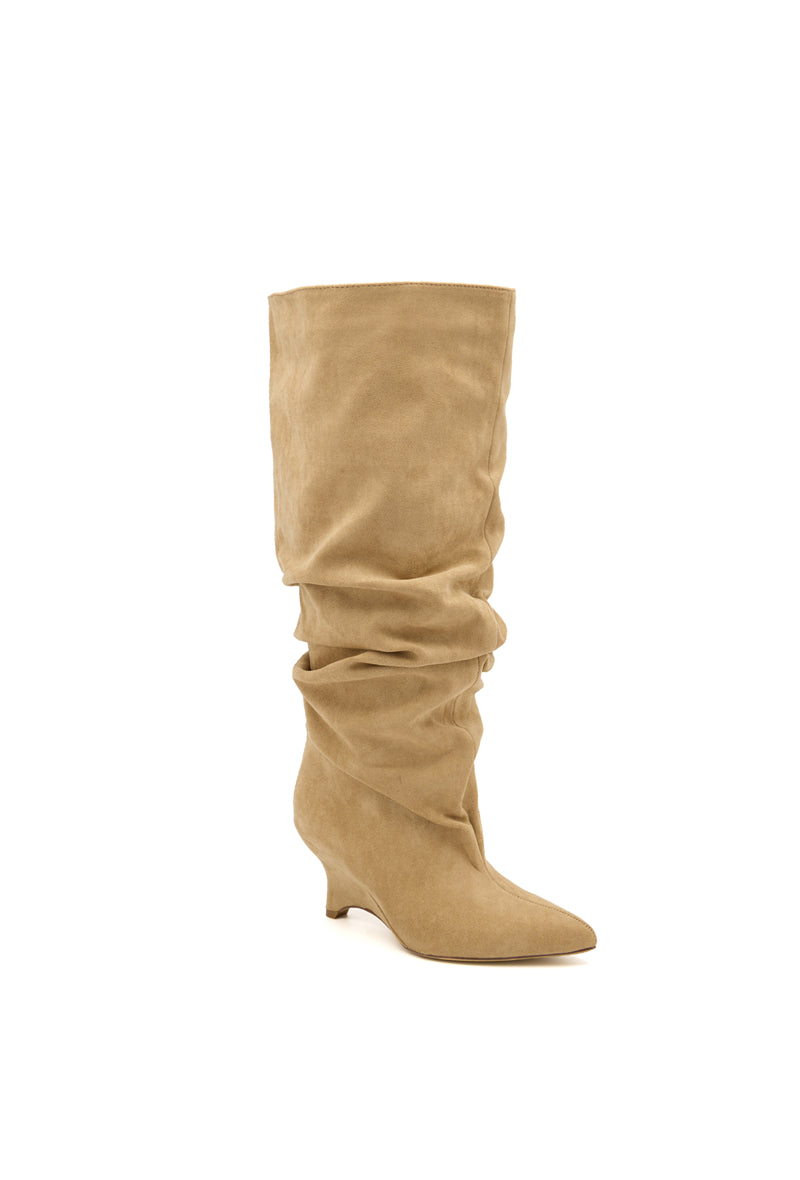 Bottes slouchy LIV - Taupe