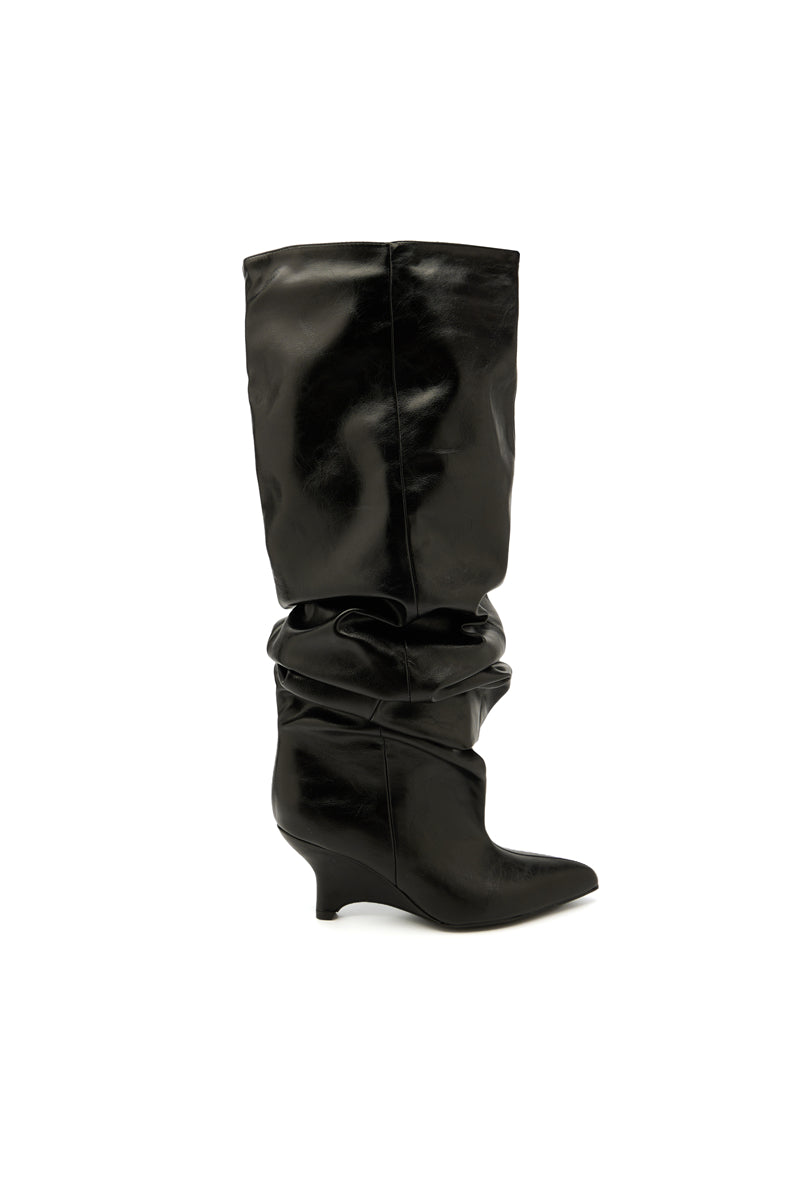 Bottes slouchy ORA - Noir