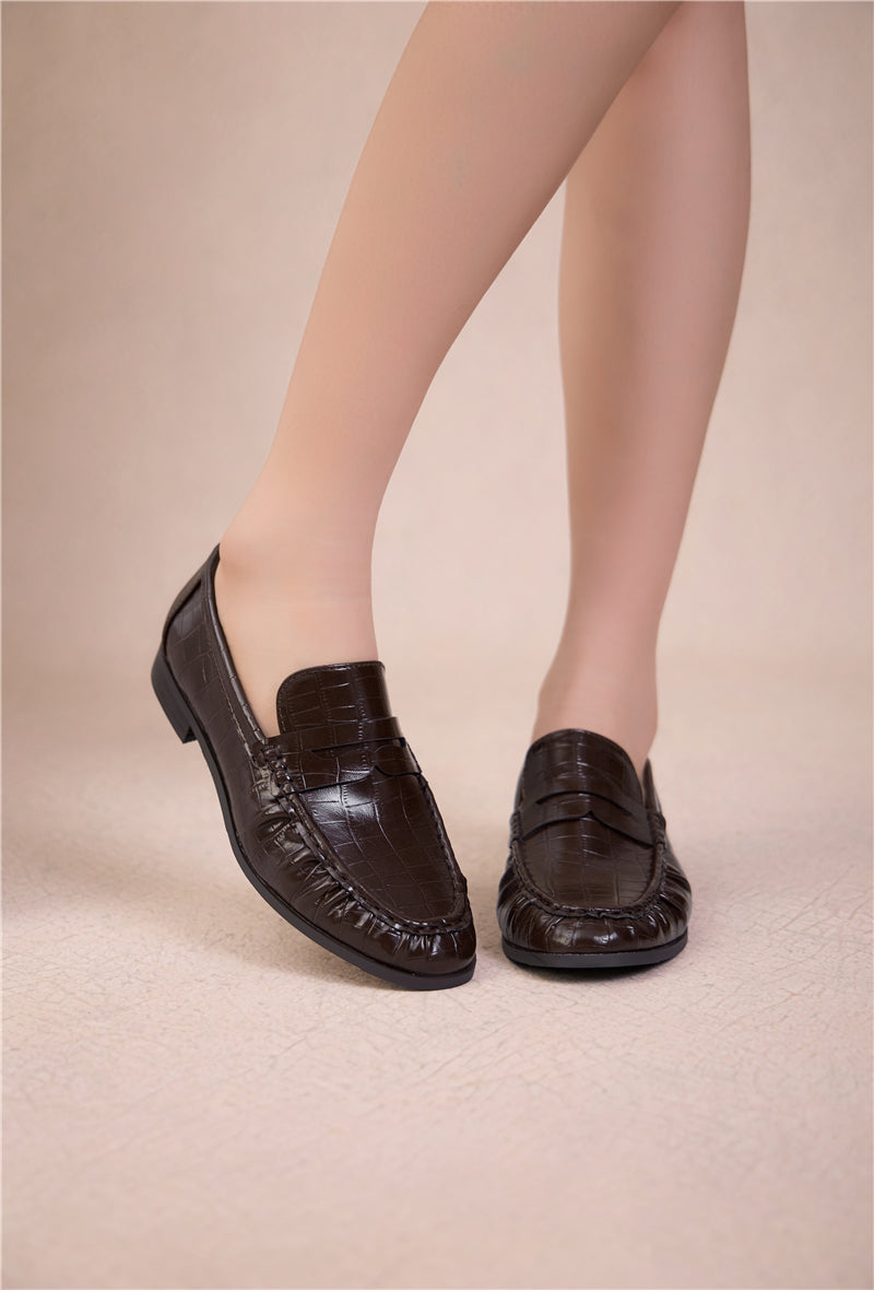 Mocassins LEONIE - Marron