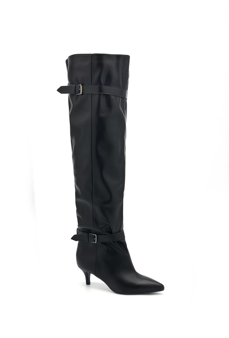 Bottes slouchy GIU - Noir