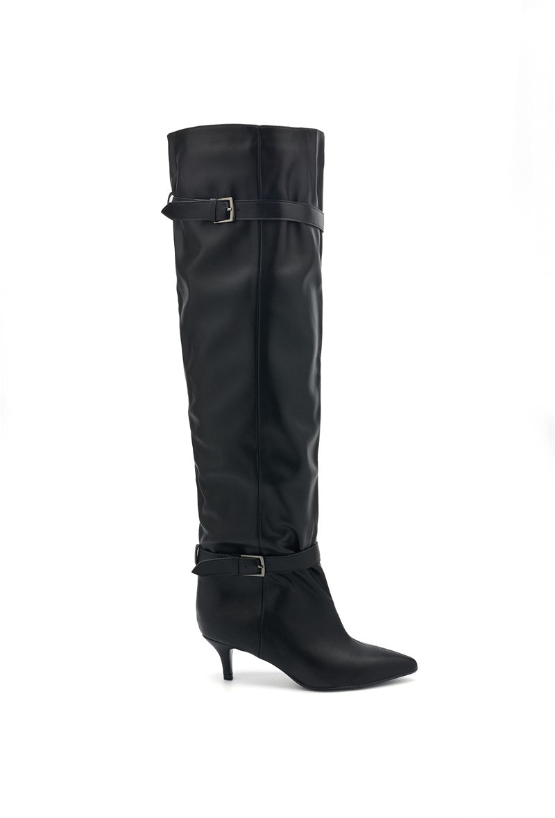 Bottes slouchy GIU - Noir