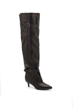 Bottes slouchy GIU - Marron