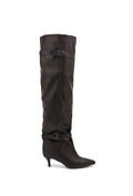 Bottes slouchy GIU - Marron