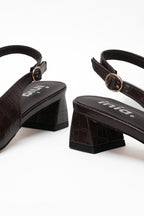Slingbacks SIENNA - Chocolat