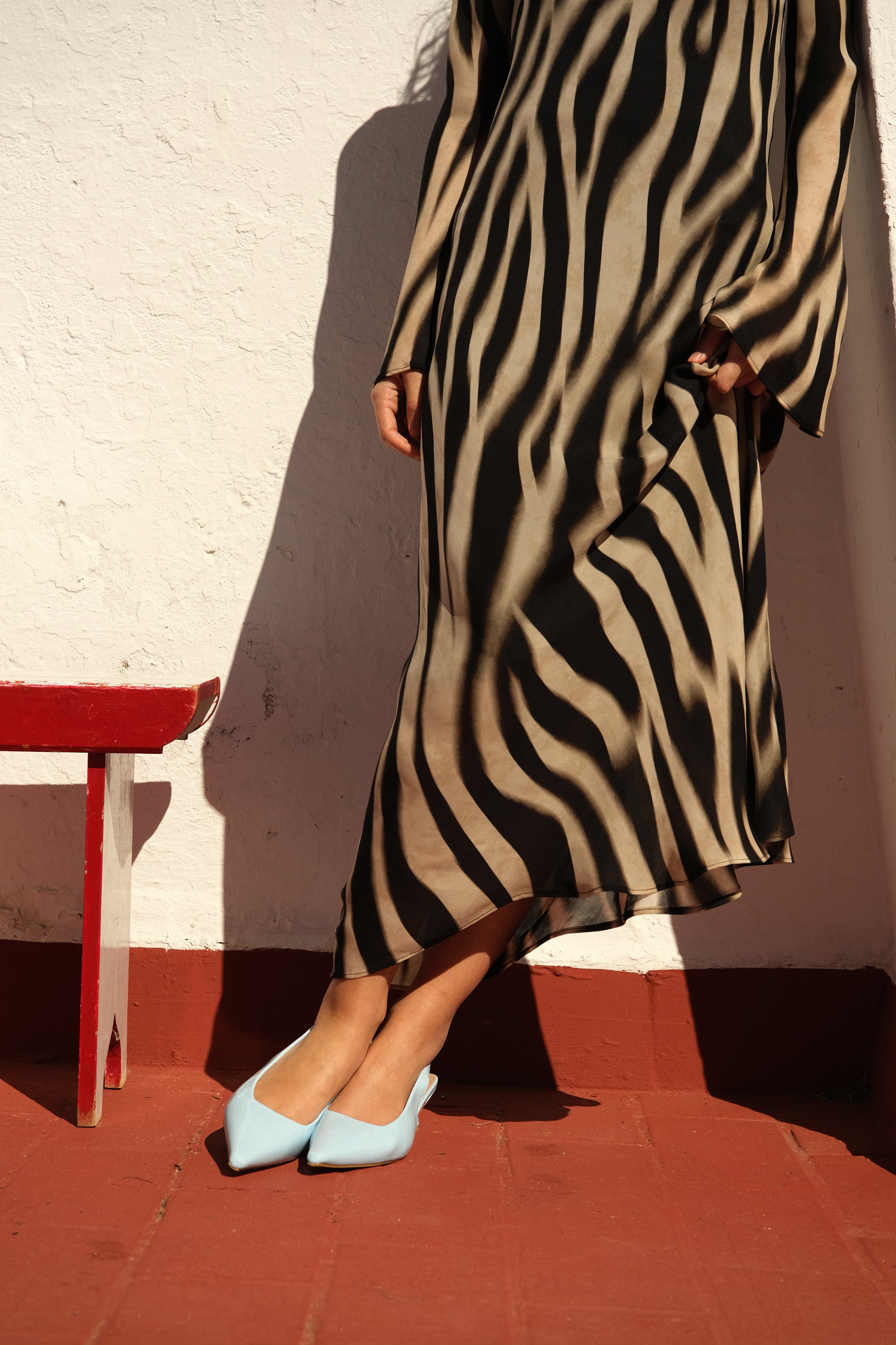 LUNA slingback ballerinas - Blue