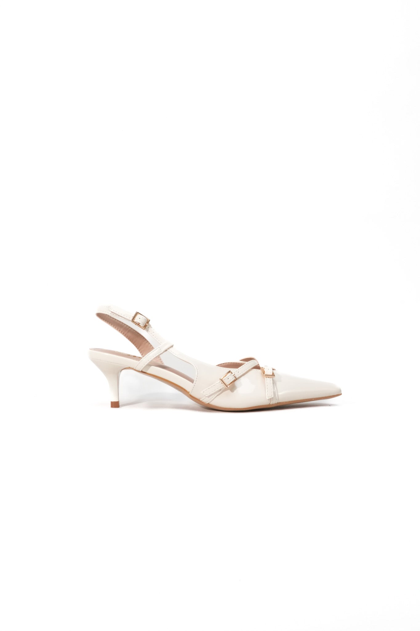 CÉLIA strappy pumps - White