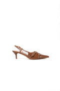 CÉLIA strappy pumps - Brown