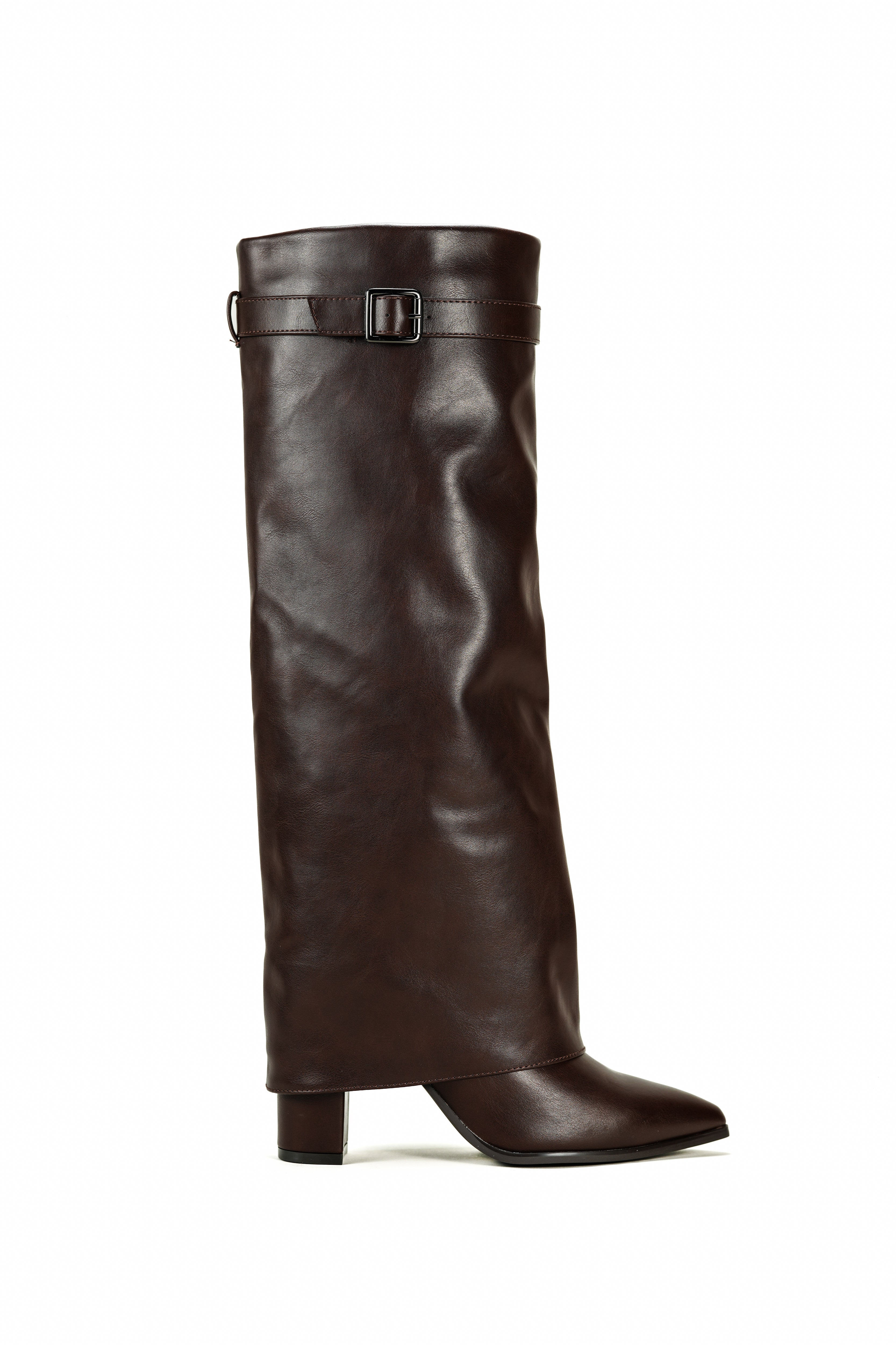 JULIE – Bottes guêtres Chocolat
