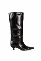 Bottes CLAUDIA - Aubergine