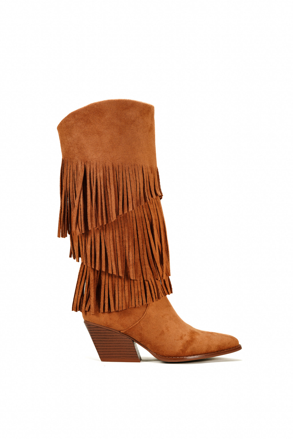 SIERRA – Bottes frangées Camel