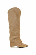 ALMA – Bottes guêtres Beige