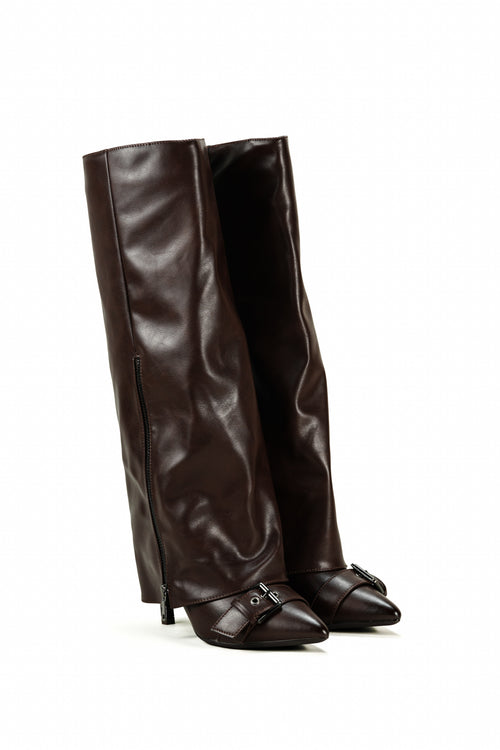 Bottes guêtres NYSA - Chocolat