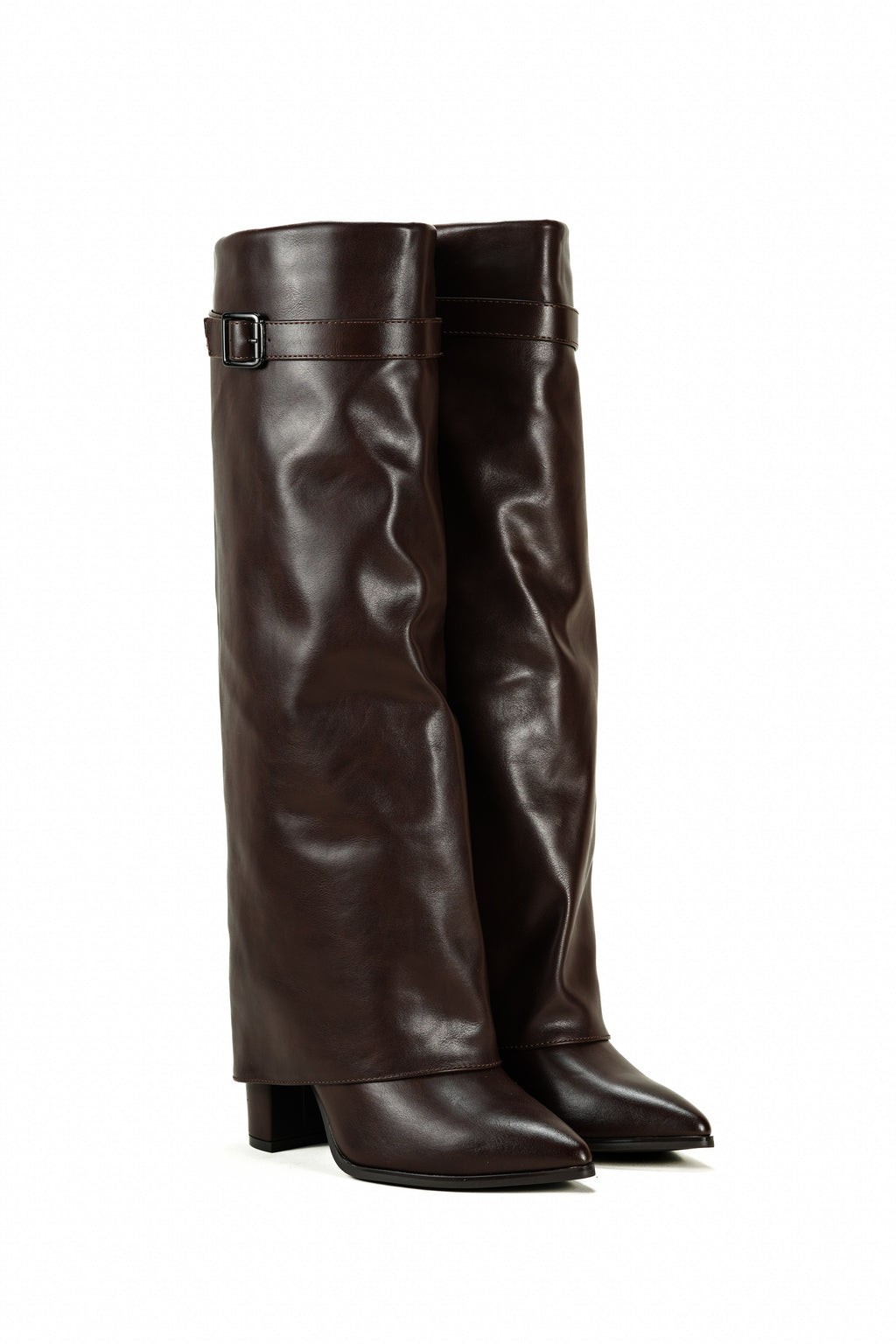 JULIE – Bottes guêtres Chocolat