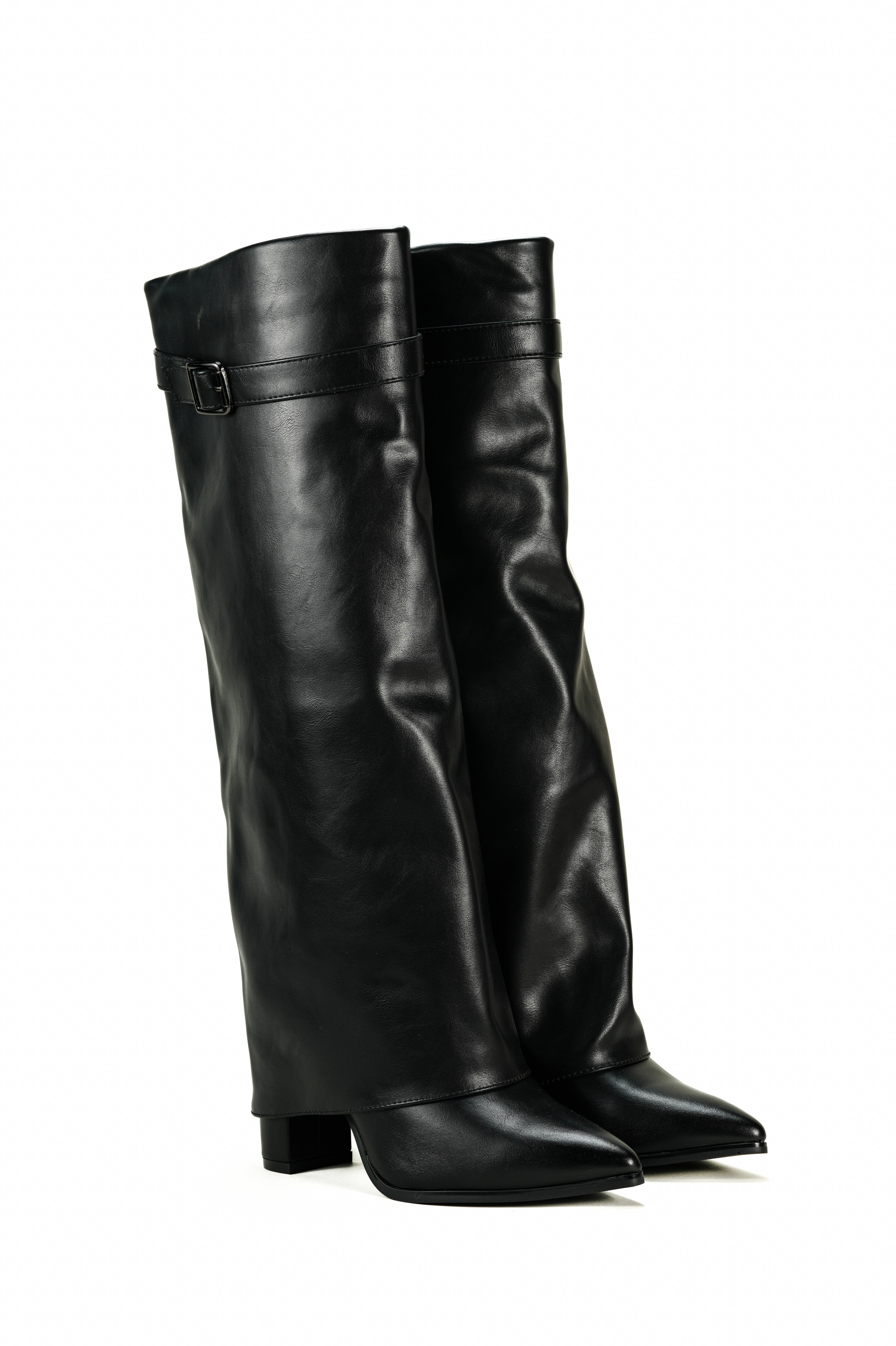 JULIE – Bottes guêtres Noir