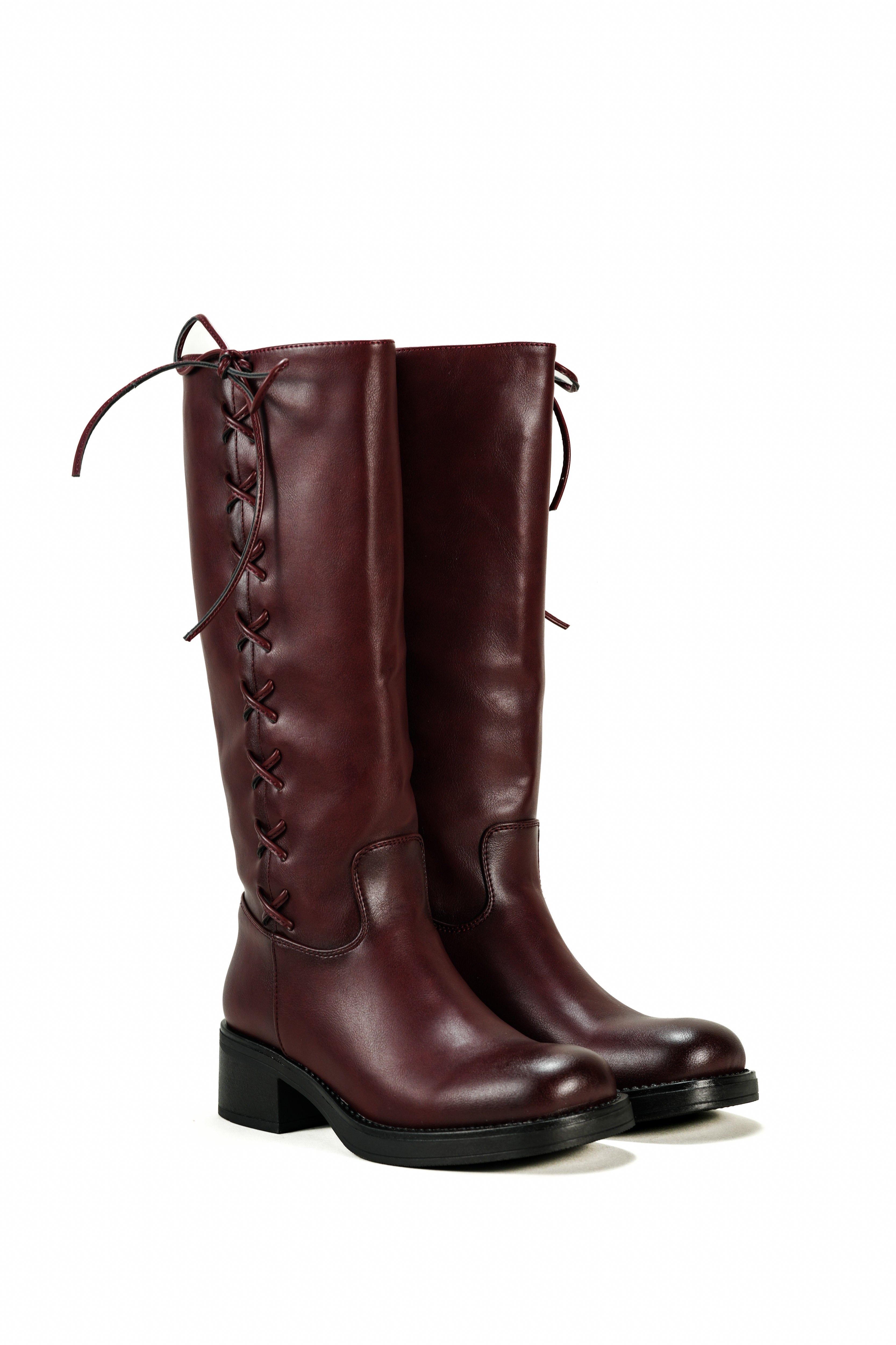 ZÉLIE – Bottes Bordeaux