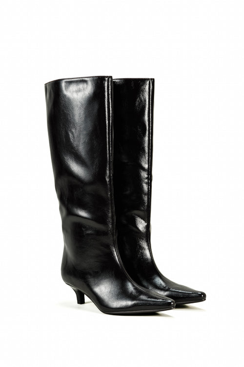 Bottes CLAUDIA - Aubergine