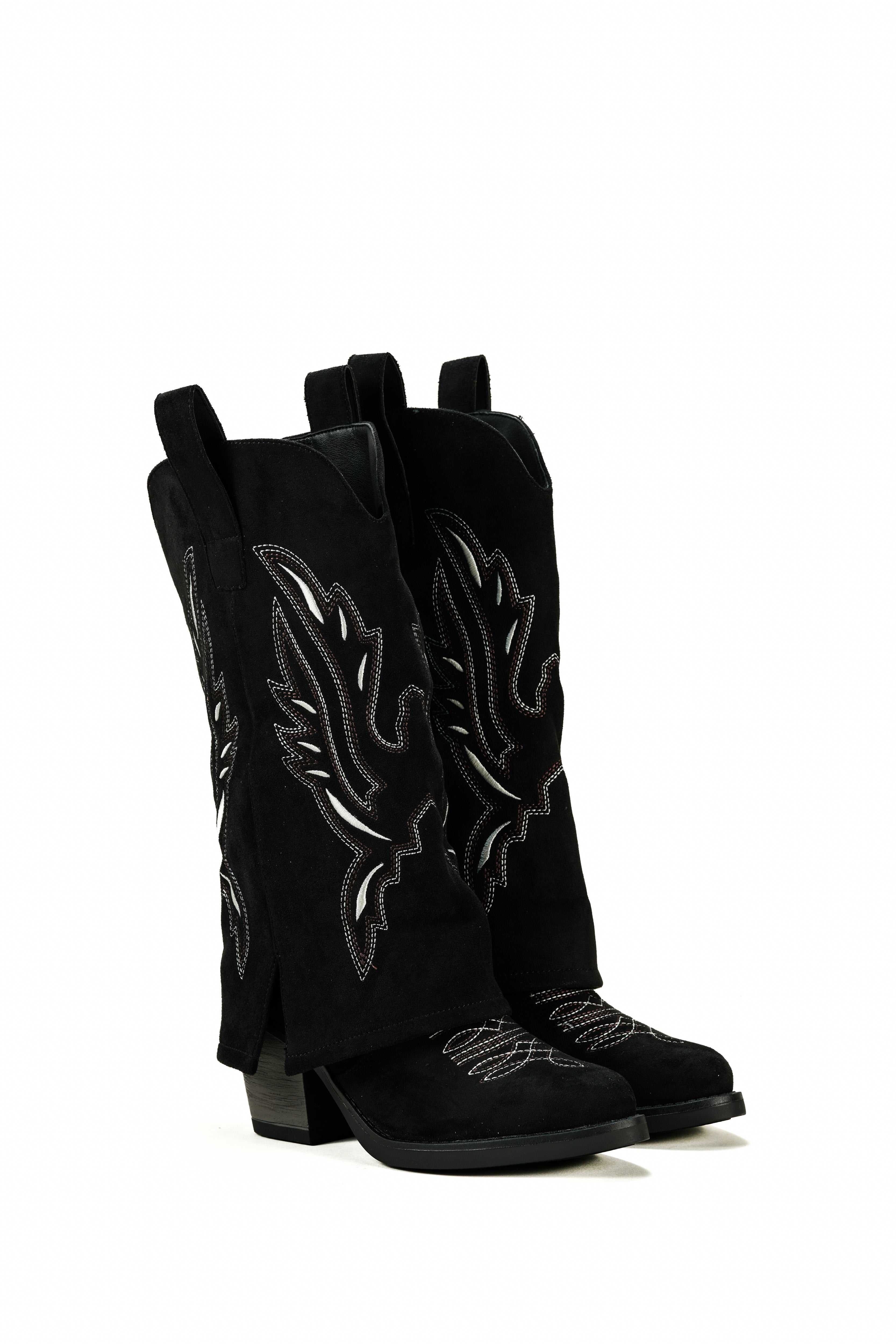 LUCIA – Bottes guêtres Noir