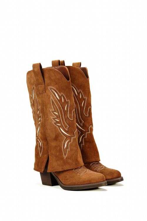 Bottes guêtres LUCIA - Camel