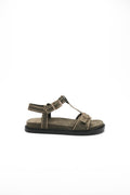 Sandales cloutées NAOMI - Kaki
