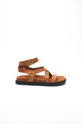 Sandales cloutées CANDICE - Camel