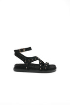 Sandales cloutées CANDICE - Noir