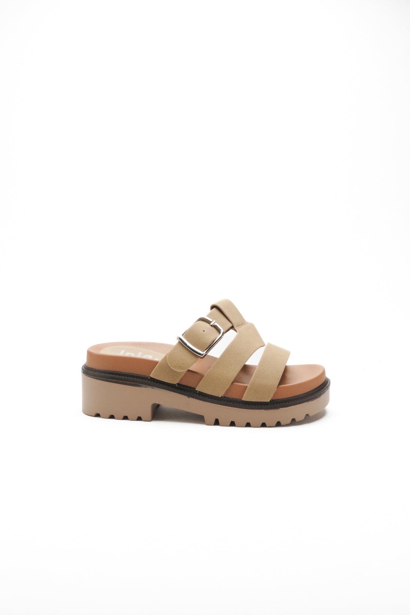 Sandales crantées LÉA - Beige
