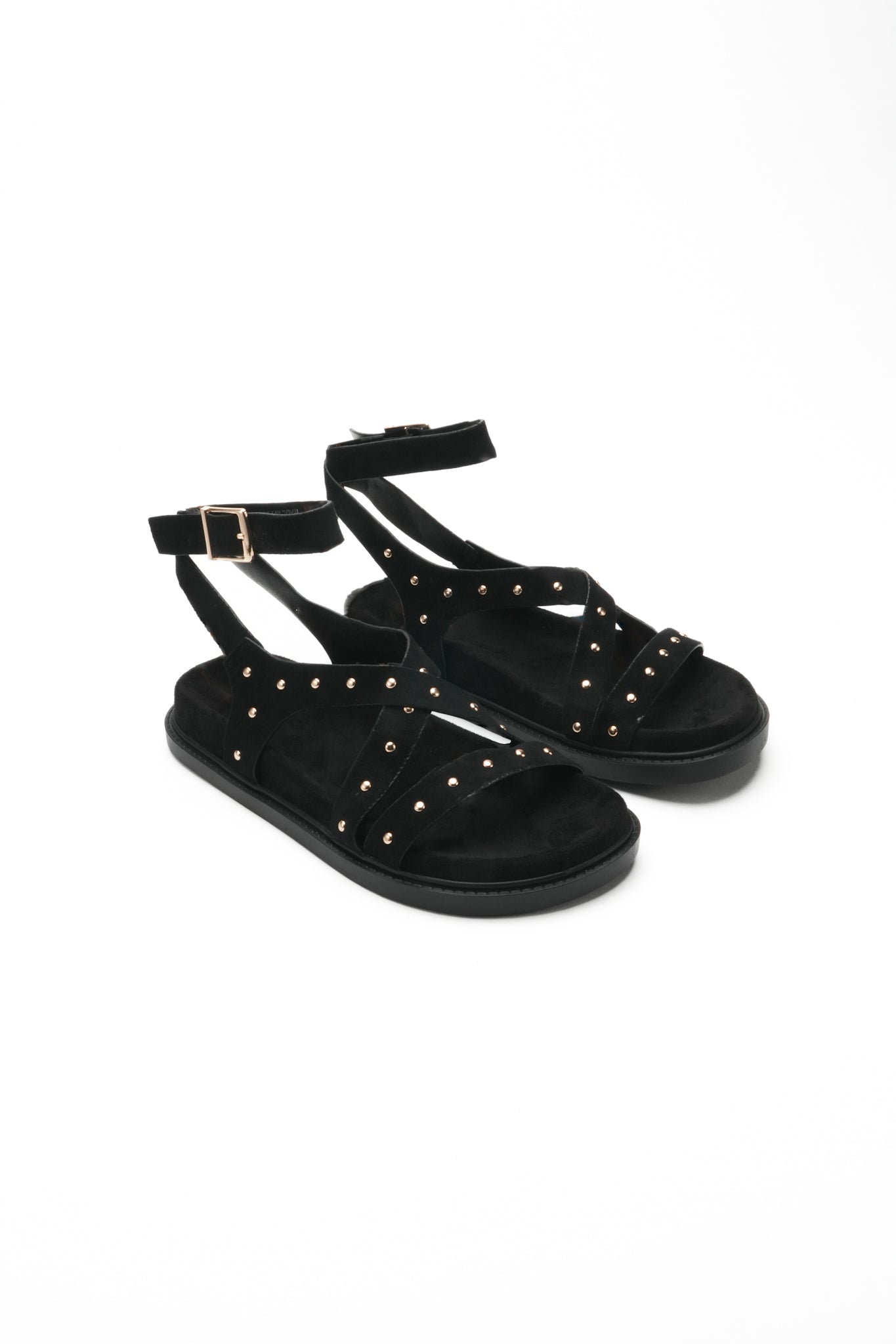 Sandales cloutées CANDICE - Noir