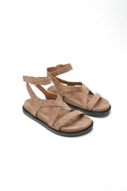 Sandales cloutées CANDICE - Taupe