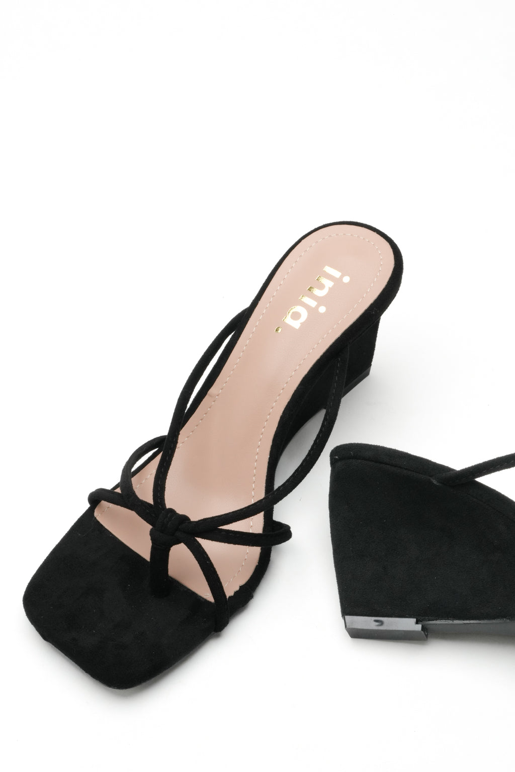 Mules compensées GIA - Noir