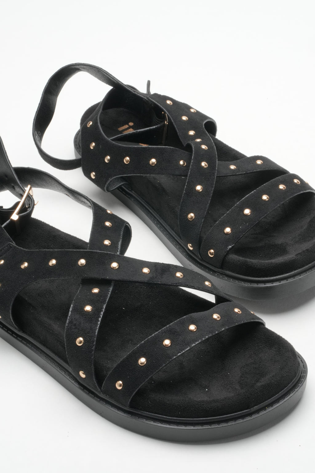 Sandales cloutées CANDICE - Noir