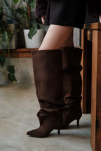 NORA Slouchy Boots Brown