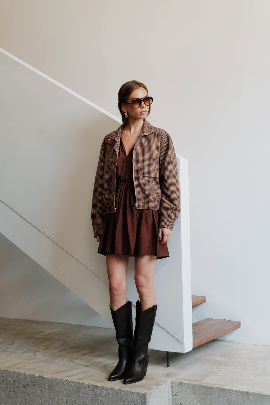Santiags ELYA - Marron