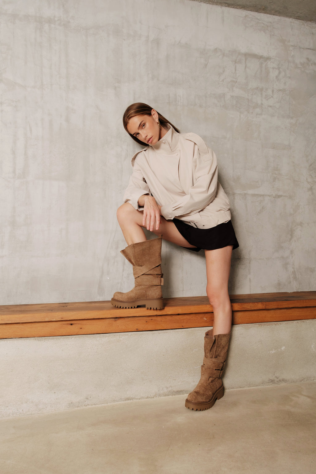 HARPER Boots - Taupe