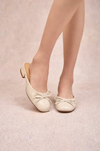 Mules ballet MILA - Ivoire