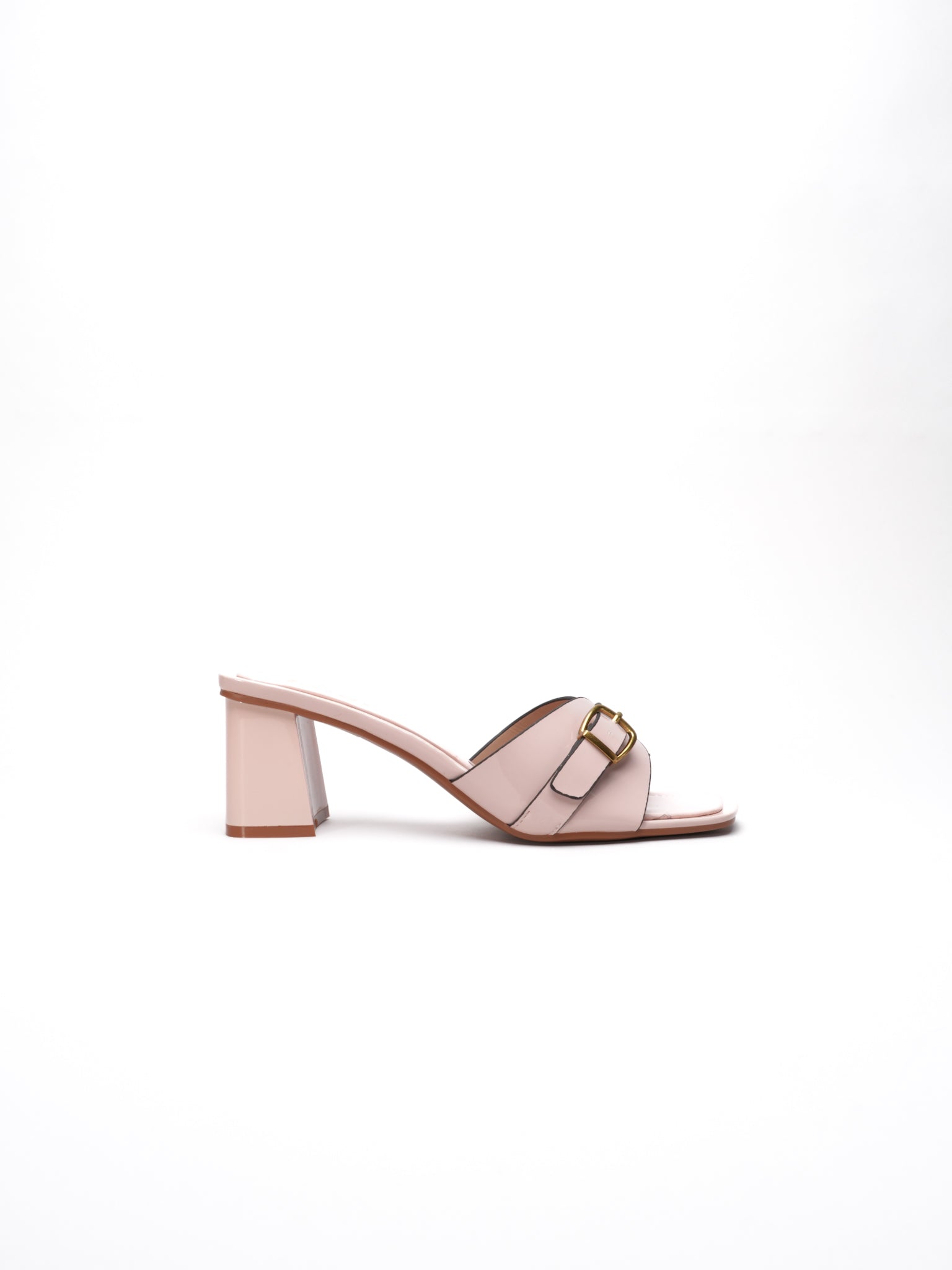 Mules à talons LISE - Rose