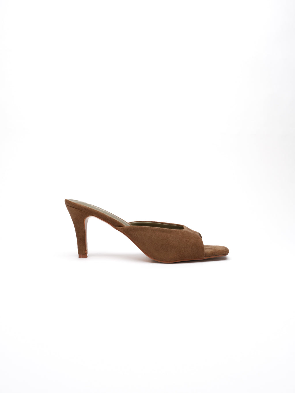 Mules à talons ISADORA - Kaki