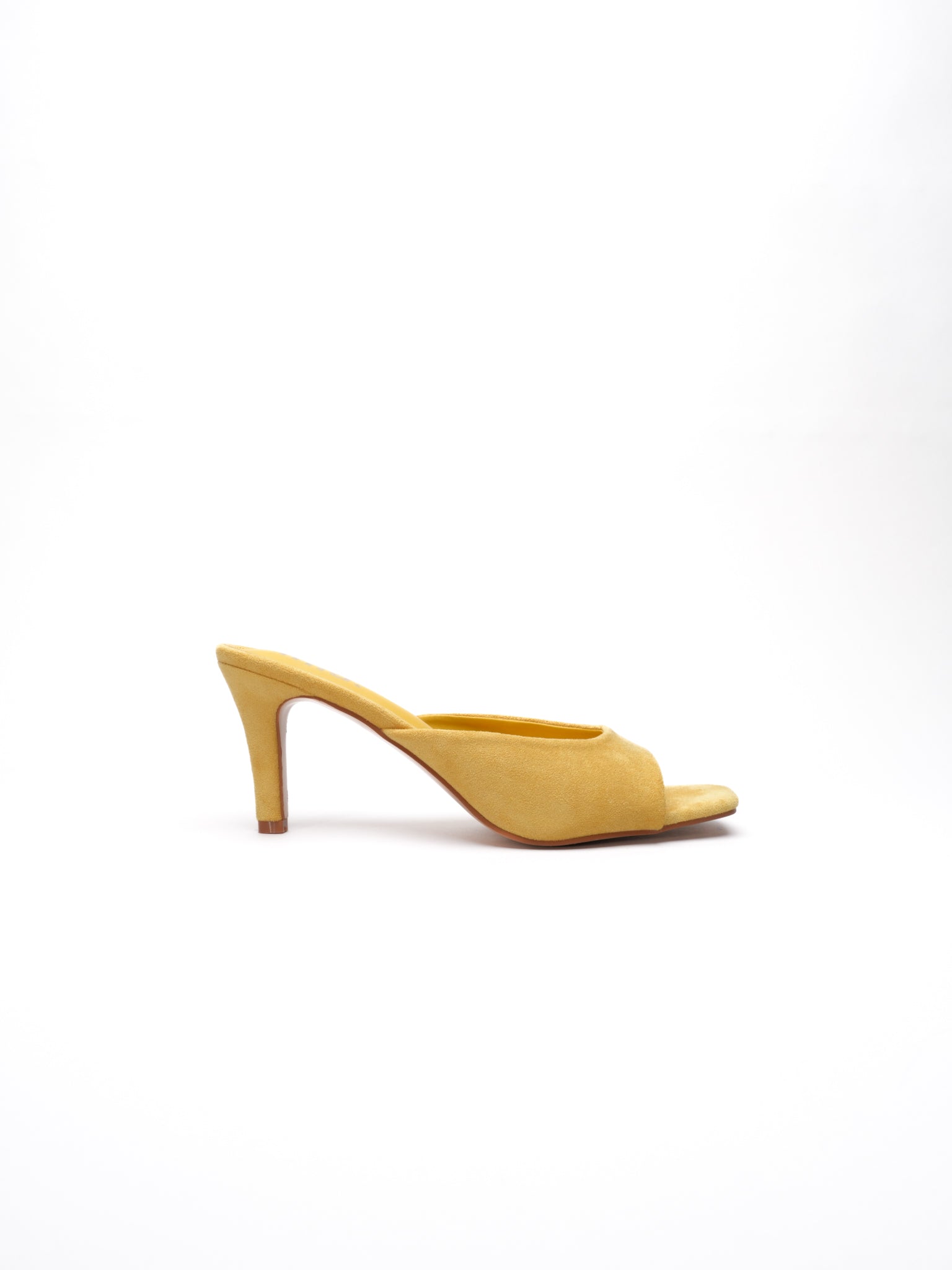 ISADORA heeled mules - Yellow