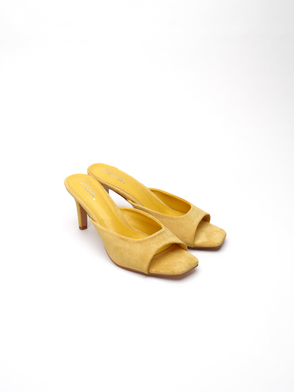 Mules à talons ISADORA - Jaune