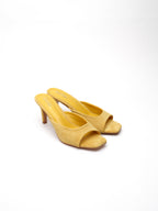 Mules à talons ISADORA - Jaune
