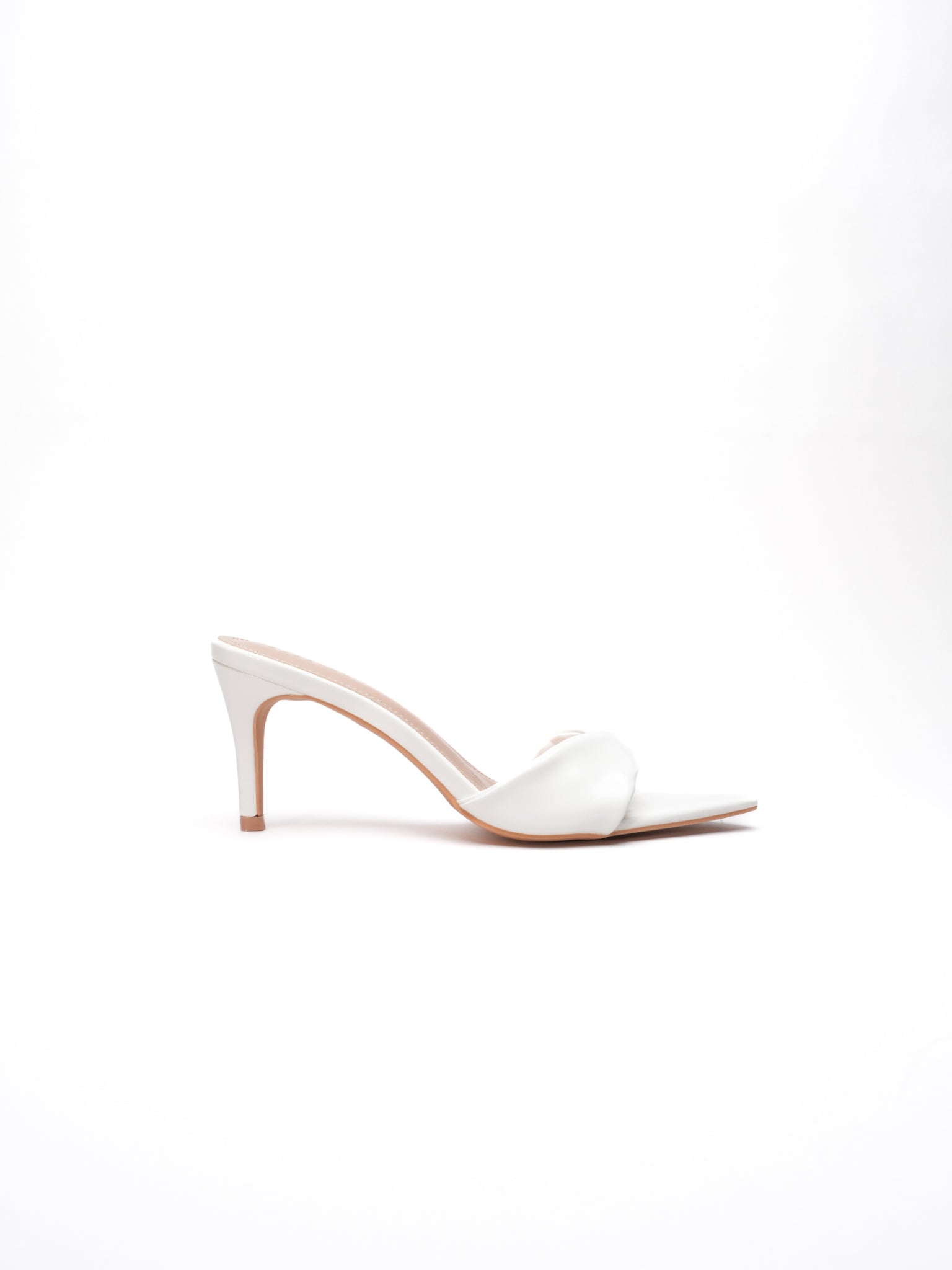 LISA heeled mules - White