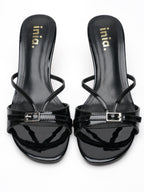 Mules à talons LOU - Noir