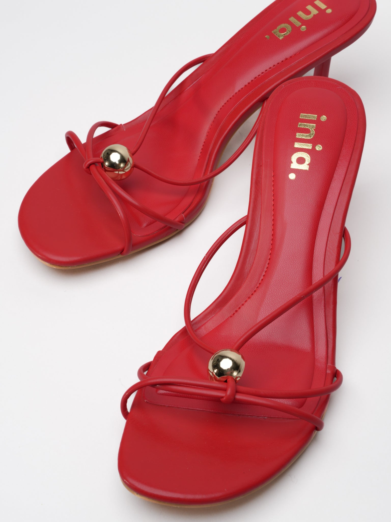 Sandales mules ALBA - Rouge