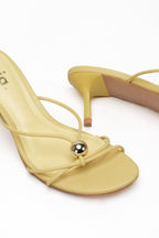 Sandales mules ALBA - Jaune