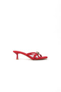 Sandales mules SERENA - Rouge